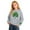 Grey, variant on Toddler Girls St. Patrick's Day Hoodie Clover Print Hooded Sweatshirt, Sizes 3-4T