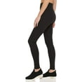 thumbnail image 2 of DKNY Women's Tummy Control Compression Full Length Leggings Black Size X-Small, 2 of 3
