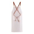 thumbnail image 1 of Delantal impermeable Delantal de cocina Correas ajustables Delantal de chef resistente a prueba de aceite para Blanco, 1 of 9