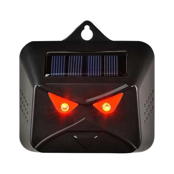 Repelente Solar Matsuzay Negro Dispositivos de Disuasión de Perros y Gatos Jardín y Patio
