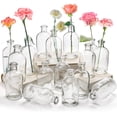thumbnail image 1 of Jarrones Glass Bud Youeon de vidrio transparente, 16 unidades, 150 ml, 1 of 9