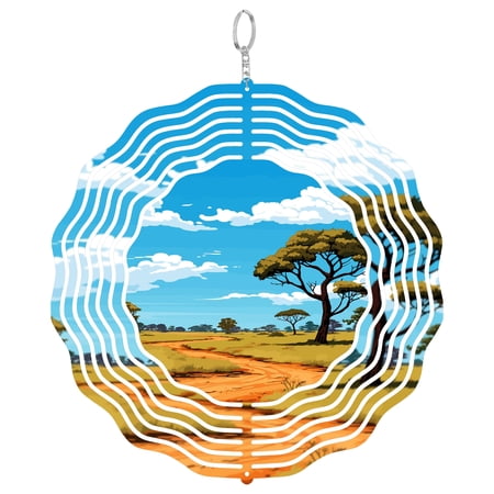 Kruger National Park 3D Wind Spinner Metal Hanging Ornament Outdoor Home Decor South Africa Safari Gift Kruger National Park 3D Wind Spinner Metal Hanging Ornament Outdoor Home Decor South Africa Safari Gift
