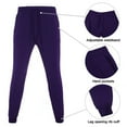 thumbnail image 4 of AKsit Men's Sweatsuit 2 Piece Hoodie Tracksuit Set Jogging Suits Outfit Everyday Casual Wear Fashion Activewear Zip Warm Tracksuit Sports Set Purple L, 4 of 5
