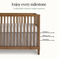 thumbnail image 4 of Evolur Flynn 3 in 1 Convertible Island Crib, Sedona, 4 of 7