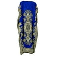 thumbnail image 2 of Long-Kaftan-dress-Hippy-Boho-Maxi-One-Size-Women-india--Tunic-Dress-Night-Gown, 2 of 3