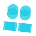 thumbnail image 1 of 8x Película de espejo de coche Película impermeable Antiarañazos Impermeable Transparente para espejo de coche para autobús, 1 of 9