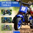thumbnail image 2 of TOXOZERS Mini Bike,50cc 2-Stroke Dirt Bike for Backyard & Trail,20 MPH Max Speed,180 lbs Weight Limit, 2 of 6
