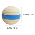 thumbnail image 2 of SWETRACE 7Pcs Bocce for Kids Wood Random Color for Fun in Summer, 2 of 8