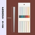 thumbnail image 2 of Baguettes en Fibre de Verre Sans Bpa, Baguettes Réutilisables Largement Utilisées avec un Design Unique pour une Utilisation Large dans les Environnements de Restauration Ou à la Maison, 5 Paires Multicolores, 2 of 6