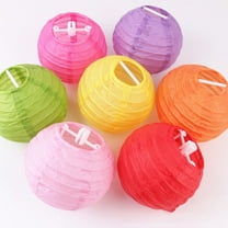 HAMPPLIES Wedding Lanterns Paper Lantern Bright Color 12 Pcs