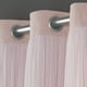 thumbnail image 5 of Cortinas TOWN & COUNTRY LUXE Talia de doble capa, 52 x 213 cm, color rosa, 5 of 9