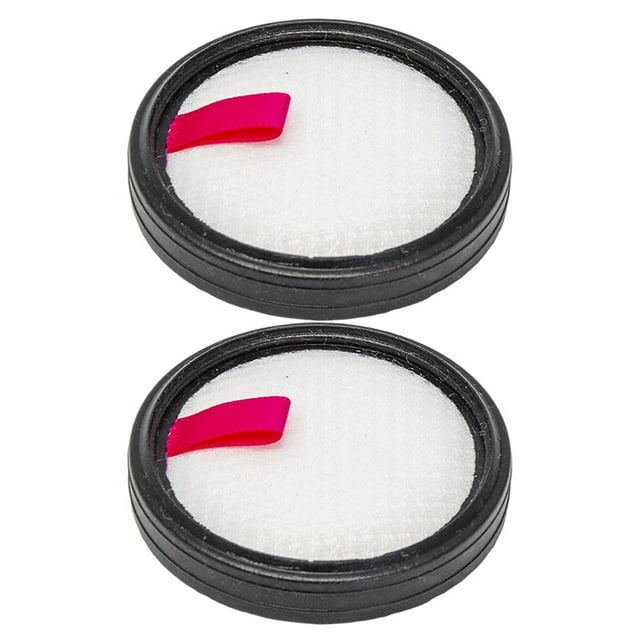 LEFU for Cecotec Vacuum Cleaner Dust Tank Filter for INSE K370 N370 N300, Washable Reusable Air Filter, 2pcs Black+White Filters, Compatible with Bagless Cordless Vacuum Cleaners