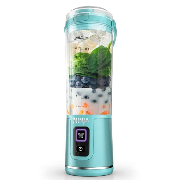 Licuadora Ninja Portátil 532ml Aqua Recargable USB Reacondicionado