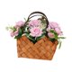 thumbnail image 2 of ¡Aprovecha las Ofertas Exclusivas!, Cesta de flores de mano Simulación de flores Adornos decorativos Estilo Hogar Boda Accesorios Flores Arreglos florales frescos Akmoler, 2 of 7