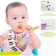 thumbnail image 3 of 3 PCS Piano Keys Hearts Baby Muslin Washcloths, Butterflies Soft Absorbent Face Towel Burp Cloths Cotton Bath Wipes Infant Wash Cloth for Newborn Boys Girls, 3 of 6