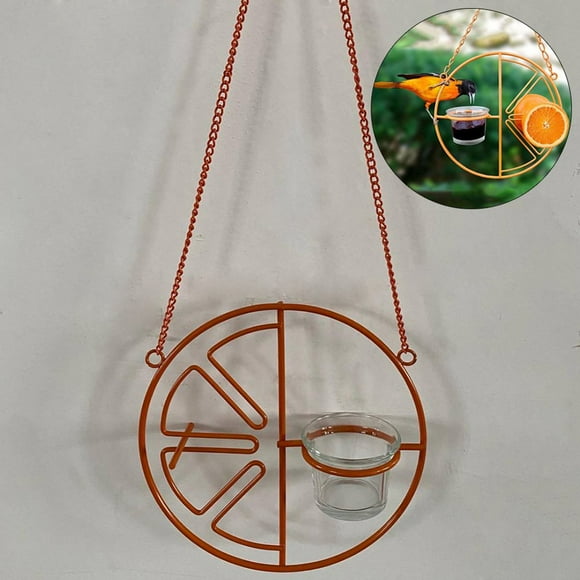 Portable Hanging Outdoor Bird Oriole Feeder Holder for Garden Decoration