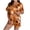 Orange, variant on gibobby Women Halloween Fall Pajamas Cute Funny Pumpkin Skull Ghost Pjs(Light Blue,S)