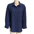 thumbnail image 2 of Camisa de negocios de manga larga para mujer, camisa básica con botones para mujer, camisa con botones de manga larga, uso práctico, 2 of 2