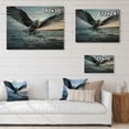 thumbnail image 4 of Designart "Rising Seabird by the Coast" Animals Print on Natural Pine Wood, 4 of 5