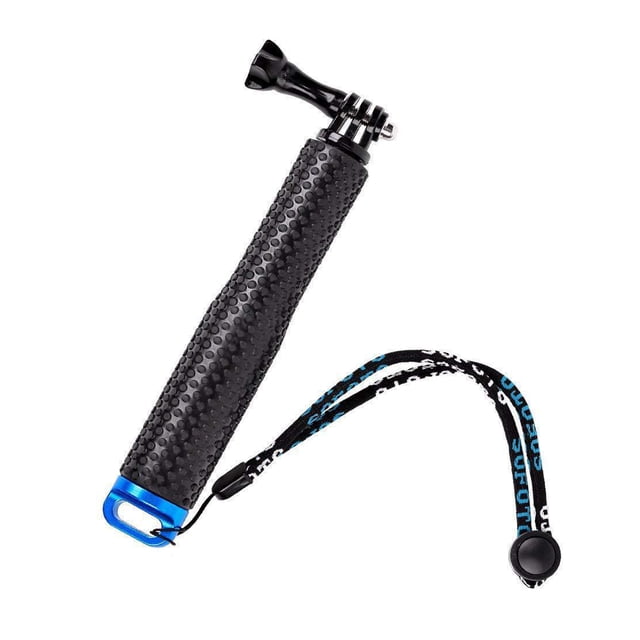 Monopié extensible de aleación de aluminio para cámara digital y videocámara.