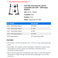 thumbnail image 2 of Front Ball Joint Sway Bar Link Kit - Compatible with 2005 - 2008 Dodge Magnum 2006 2007, 2 of 2
