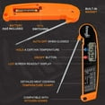 thumbnail image 5 of Instant Read Meat Thermometer for Grill and Cooking. Best Waterproof Ultra Fast Thermometer with Backlight & Calibration. Digital Food Probe for Kitchen, Outdoor Grilling and BBQ!, 5 of 5
