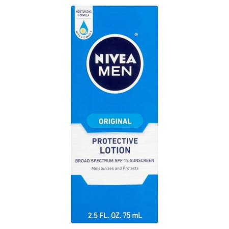 Nivea Men Original Sunscreen Protective Lotion, SPF 15, 2.5 fl oz