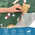 thumbnail image 3 of Yayeee Kitchen Curtains Tier Pair Light Filtering 27"x36" Rod Pocket Short Cafe Window Panel, Beige Christmas Gingerbread, 3 of 7