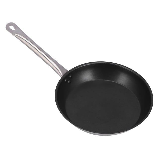 Sartén de acero inoxidable 304 antiadherente, resistente al calor, para freír huevos, utensilios de cocina profesionales para cocina, restaurante, 260 x 50 mm