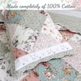 thumbnail image 3 of Cozy Line Home Fashions Celia Patchwork Floral Cotton, Twin, 3 of 5