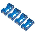 thumbnail image 1 of SHISUYAN 4Pc Plastic D-Cell Battery Holder Series or Parallel Professional Laboratory Battery Case (Blue), 1 of 8