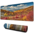 thumbnail image 1 of Large Mouse Pad,Rustic Autumn Farm Pumpkins Harvest Rectangle Mouse Mat Waterproof Mouse Pad Non Slip Rubber Mouse Mat for Gaming Gift (31.5x11.8in), 1 of 6