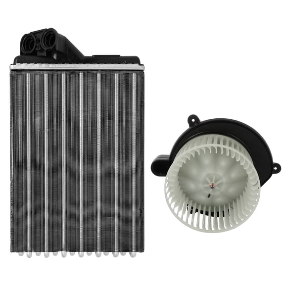 AUTOMUTO 700168 HVAC Blower Motor & Heater Core Kit Fit for 2006-2010 for Jeep Commander/2005-2010 for Jeep Grand Cherokee 5143099AA, 5143099 AA, 5143099AB, CH3126124, PM9276, 75806 AC Blower Motor