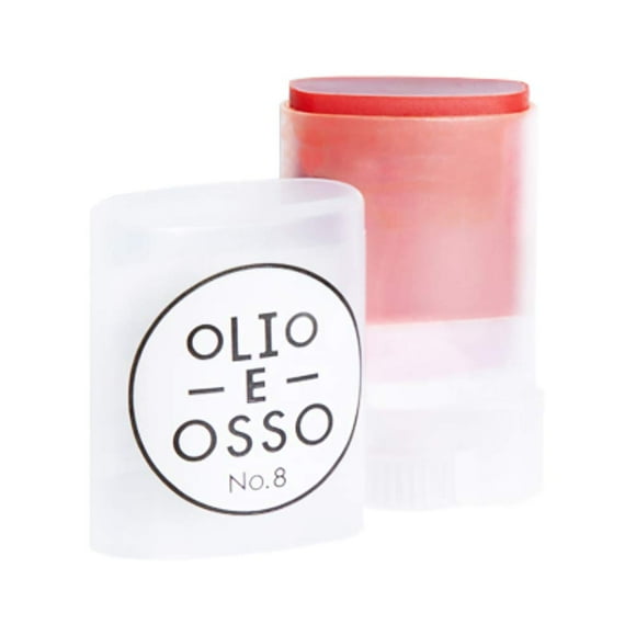 Olio E Osso - Bálsamo natural para labios y mejillas | Belleza limpia natural no tóxica (No. 8 Caqui 0.35 oz | 10 g)