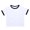 Beige, variant on Ruyang Boys Ringer T-Shirt Soft Cotton Blend Retro Athletic Tee Girls Vintage Contrast Trim Sports Top School Preppy Summer Tshirts
