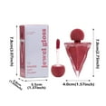 thumbnail image 3 of BKER High Shine Gloss Lip Gloss Hydrating Plumping Lipstick With Triangular Bottle For Lips（3.5ml）, 3 of 4