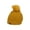 Mustard, variant on Knit Pom Pom Beanie Hat - Mustard