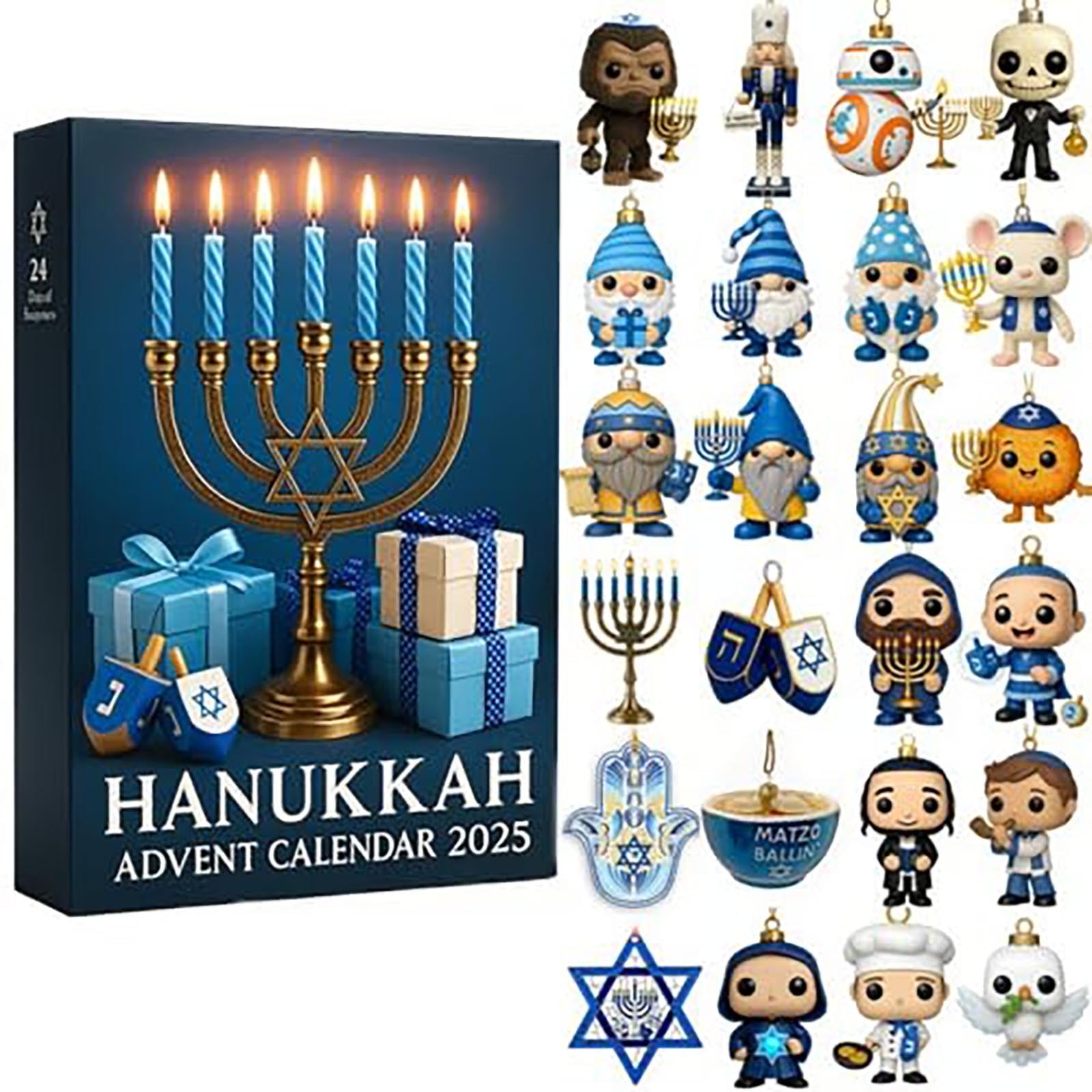 Advent calendars for hanukkah