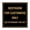 Black Gold, variant on Square Restroom For Customers Sign (Blue) - Large