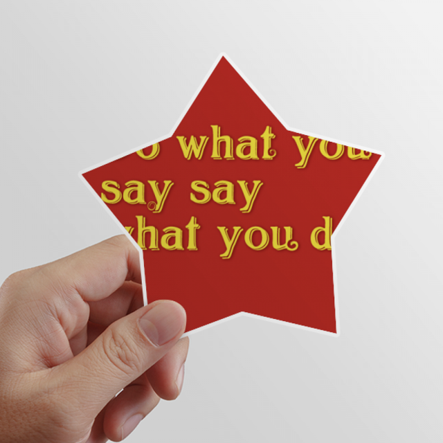 Motto Make Word Come True Star Sticker Paster Vinyl Car Tags Decoration Decal
