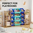 thumbnail image 2 of SpaceAid Toy Storage Organizer with 6 Shelves and 12 Bins, Blue, 2 of 7
