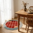 thumbnail image 4 of JHyouerji Round Floor Mat Soft Non Slip Area Rug Decorative Mat 15 Inch for Home Bathroom Bedroom Living Room, 4 of 8