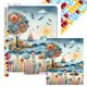 thumbnail image 1 of 5D DIY Con Cuentas Cuadradas Kit Playa Pintado Del 40x50cm, 1 of 9