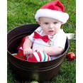 thumbnail image 4 of Noah's Boytique Baby Boys Christmas Outfit Dot Suspenders Santa Pictures Newborn, 4 of 5