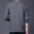 thumbnail image 3 of Akiihool Men's Cardigan Sweaters Mens Casual Comfortable Fit Cardigan Sweaters Jacket with Pockets (Grey,4XL), 3 of 5
