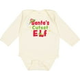 thumbnail image 3 of Inktastic Christmas Santa's Cutest Elf Boys or Girls Long Sleeve Baby Bodysuit, 3 of 5
