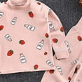 thumbnail image 4 of masbird Baby Toddler Kids Viscose from Bamboo Pajamas Set Soft Pjs 2pcs Fall Winter Sleepwear 6-12 Months 12-24 Months 2t 3t 4t 5t 6t 7t 8t 9t Children(Red,1-2 Y), 4 of 4