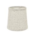 thumbnail image 3 of Aspen Creative 32832-2 Small Hardback Empire Shape Chandelier Clip-On Lamp Shade Set (2 Pack), Transitional Design in Flaxen, 5" bottom width (4" x 5" x 5"), 3 of 4