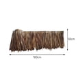 thumbnail image 7 of DIY Artificial Palm Thatch Roll PE Synthetic Material Artificial Thatch Roofing 100x50cm Accessory Outdoor Multipurpose Decoration Reusable Style C, 7 of 7