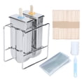 thumbnail image 3 of Ice Pop , Frozen Ice Popsicle Maker, Ice Cream Maker, DIY Making  Household Ice Cream  Stainless Steel Molds Ice Cream  For Kitchen Ice Cream  For Home Ice Cream  For Hot Summer, 3 of 8